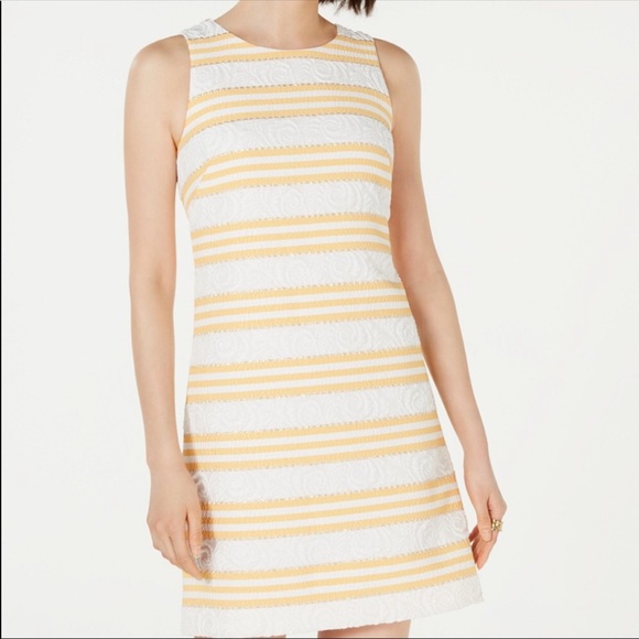 Beautiful Vince Camuto Dress 12P Petite Brocade - Picture 2 of 14